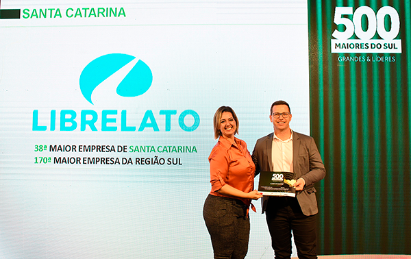 Librelato segue entre as maiores empresas da Região Sul