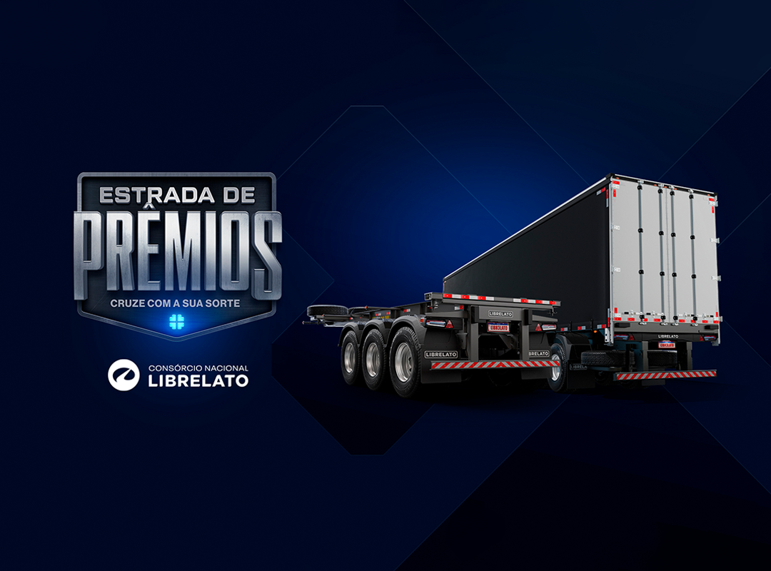 Librelato conclui campanha “Estrada de Prêmios” e contempla clientes com implementos porta-contêiner e furgão lonado